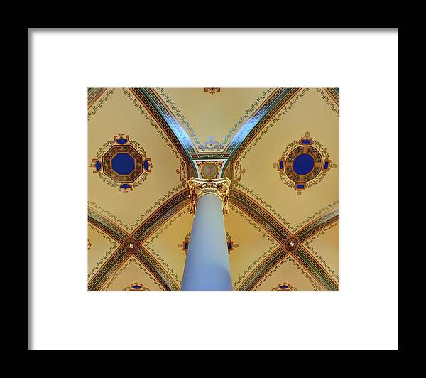 Capitol Framed Print featuring the photograph Vaulted Elegance by Nikolyn McDonald