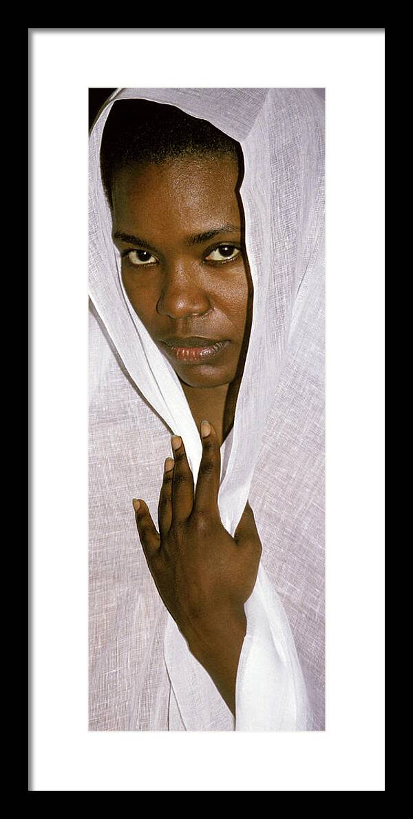 Veil Framed Print featuring the photograph Veiled Woman by David Kleinsasser