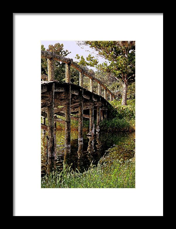 Landscape Framed Print featuring the photograph Venetian Bridge by James Rentz