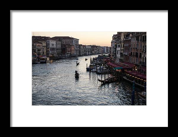 Georgia Mizuleva Framed Print featuring the photograph Venice Italy - a Classic View of the Grand Canal by Georgia Mizuleva
