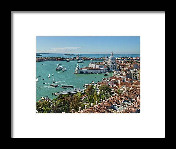 Santa Maria Della Salute Framed Print featuring the photograph Venice by Maria Rabinky