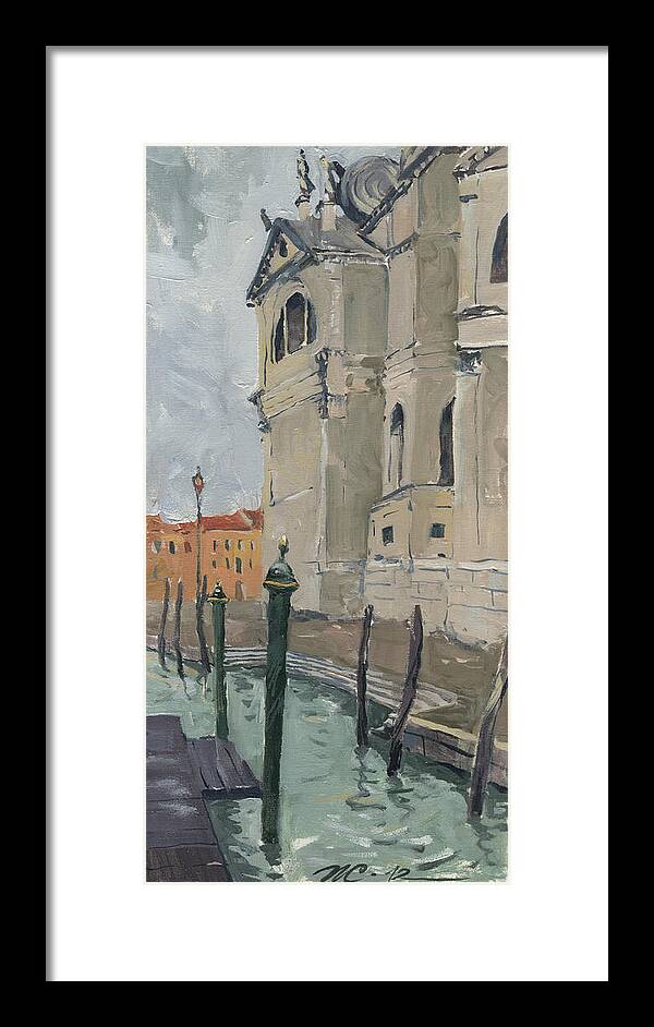 Venice Framed Print featuring the painting Venice. Santa Maria Della Salute by Igor Sakurov