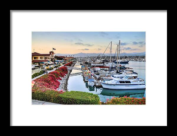 Ventura Framed Print featuring the photograph Ventura Harbor 02 by Wendell Ward