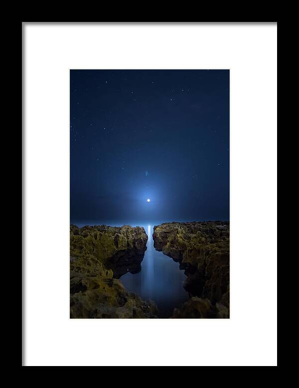 Venus Framed Print featuring the photograph Venus Rising by Mark Andrew Thomas