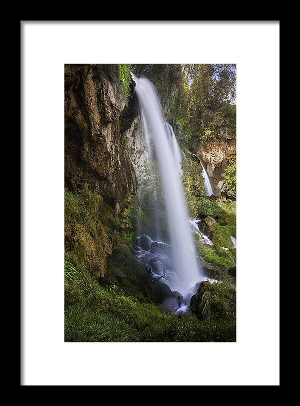 Rifle Falls Framed Print featuring the photograph Verdant Falls of Colorado by TS Photo