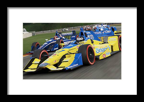 Verizon Indycar Series Framed Print featuring the photograph Verizon Indycar Series - 35 by AM FineArtPrints