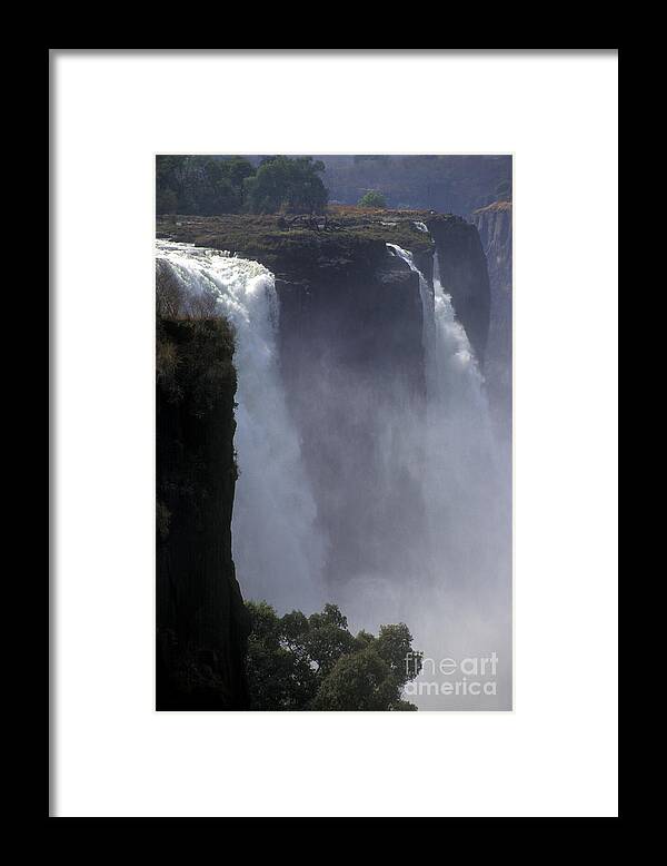Africa Framed Print featuring the photograph Victoria Falls - Zimbabwe by Craig Lovell