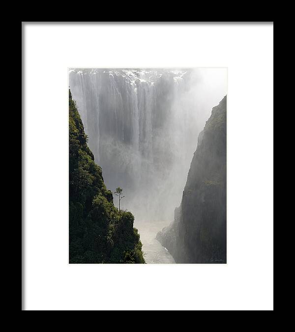 Victoria Falls Framed Print featuring the photograph Victoria Falls No. 2 by Joe Bonita
