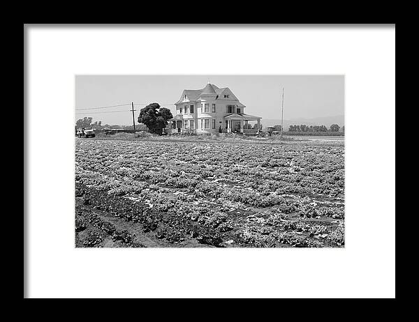 Victorian Framed Print featuring the photograph Victorian Farm House 4th of July Watsonville California by Kathy Anselmo