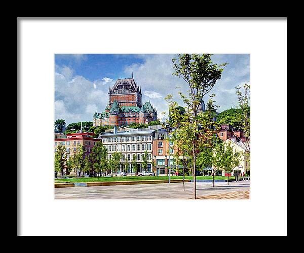 Quebec City Framed Print featuring the photograph Vieux-Port by David Thompsen
