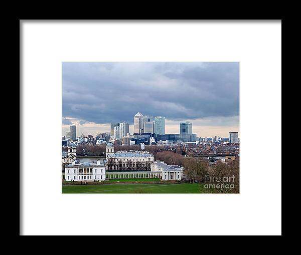 Photography Framed Print featuring the photograph View from Greenwich 4 by Francesca Mackenney