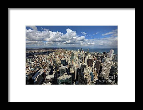 Architecture Tour Framed Print featuring the photograph View From The Willis Tower Chicago by Wayne Moran