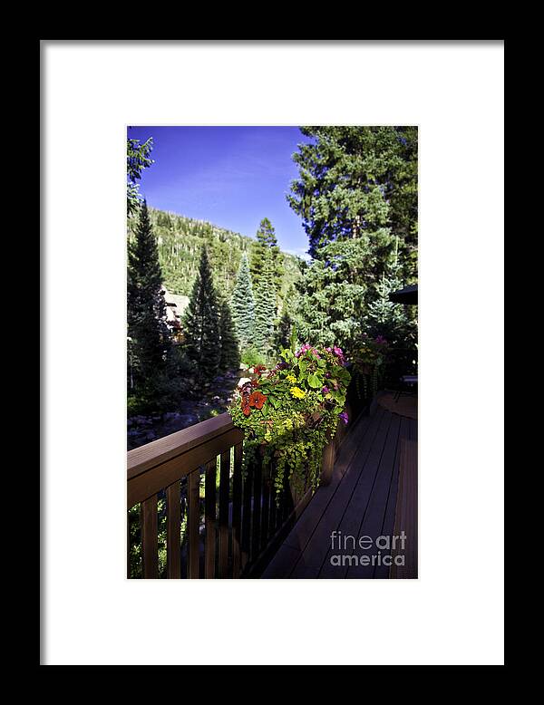 Vail Framed Print featuring the photograph View from Vail House by Madeline Ellis
