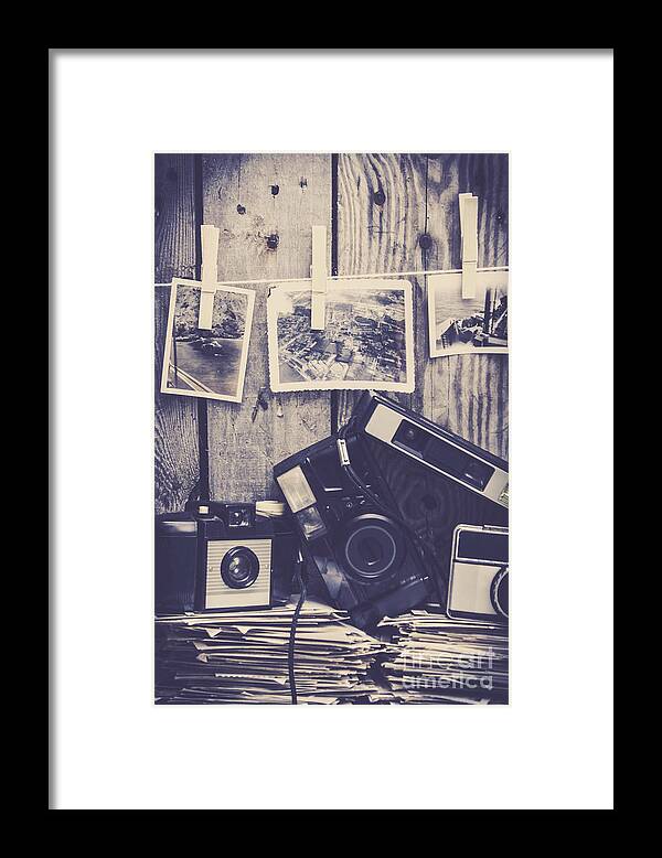 Photography Framed Print featuring the photograph Vintage camera gallery by Jorgo Photography