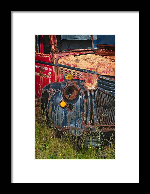 Truck Vehicle Framed Print featuring the photograph Vintage by Dan McGeorge