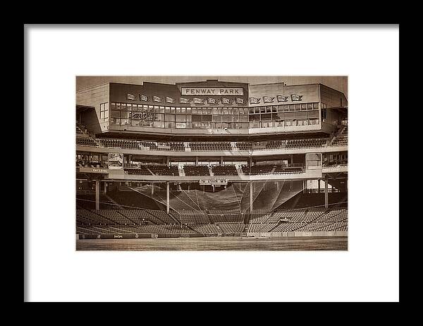 Boston Framed Print featuring the photograph Vintage Fenway Park by Susan Candelario