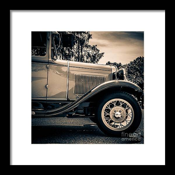 Antique Truck Framed Print featuring the photograph Vintage Ford Truck 1 by Pamela Taylor