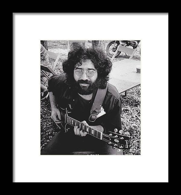 Jerry Garcia Framed Print featuring the photograph Vintage Jerry Garcia by Pd