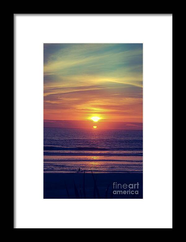Sunsets Framed Print featuring the photograph Vintage Sunset by Toni Somes