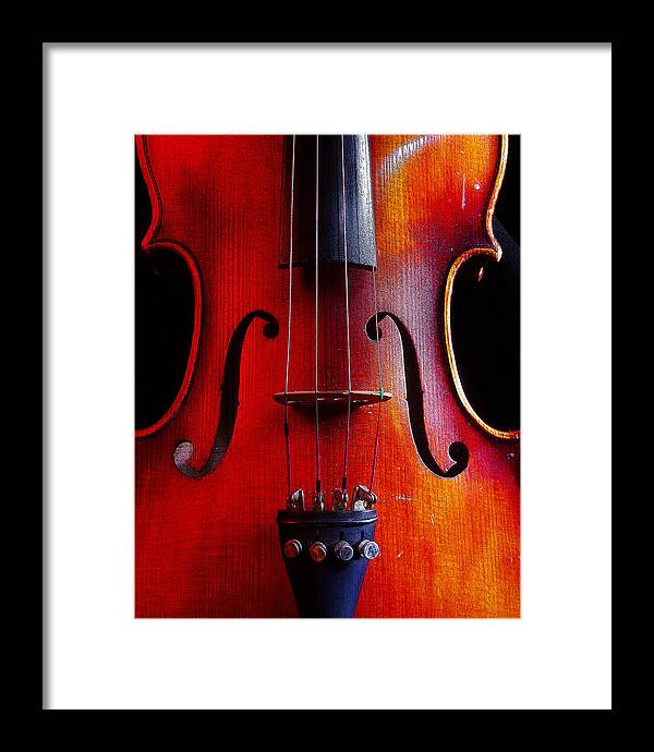 Music Framed Print featuring the photograph Violin # 2 by Jim Mathis