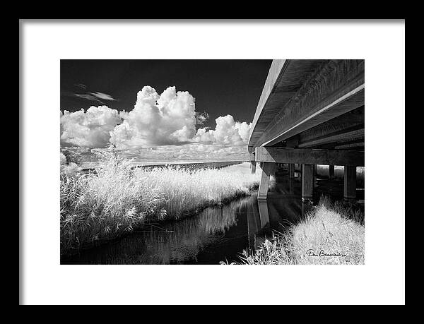 Bridge Framed Print featuring the photograph Virginia Dare Bridge 6303 by Dan Beauvais