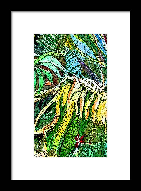 Green Framed Print featuring the painting Viridian by Mindy Newman