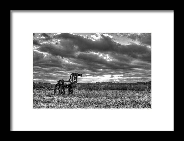 Reid Callaway Visible Lights Framed Print featuring the photograph Visible Lights The Iron Horse Sunrise Art by Reid Callaway