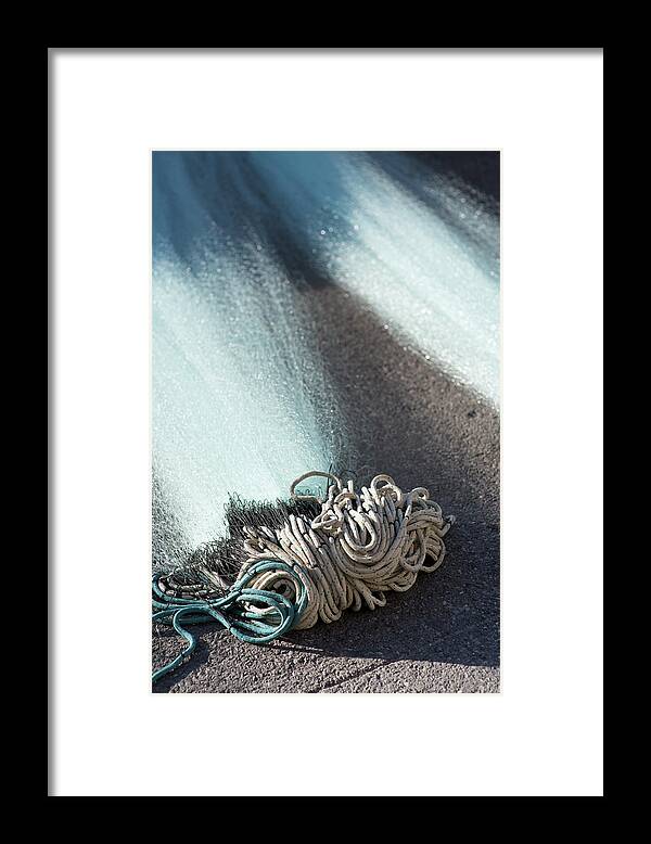 Rope Framed Print featuring the photograph Vision of Rope 2 by Jean Gill