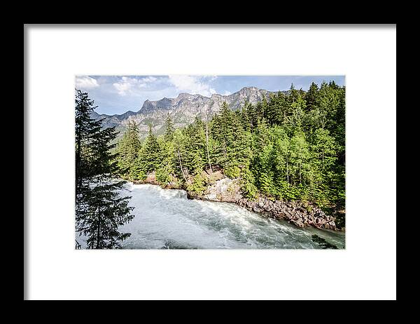 Glacier Framed Print featuring the photograph Visit Montana by Margaret Pitcher