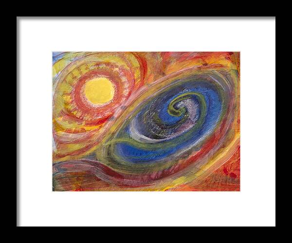 Stockmar Watercolors Framed Print featuring the painting Vortex by Stephen Hawks