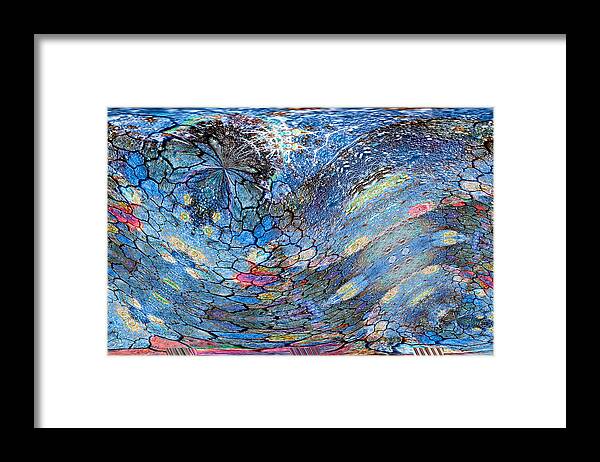 Voyage Series Framed Print featuring the digital art Voyage II Series No. 2 by Dolores Kaufman