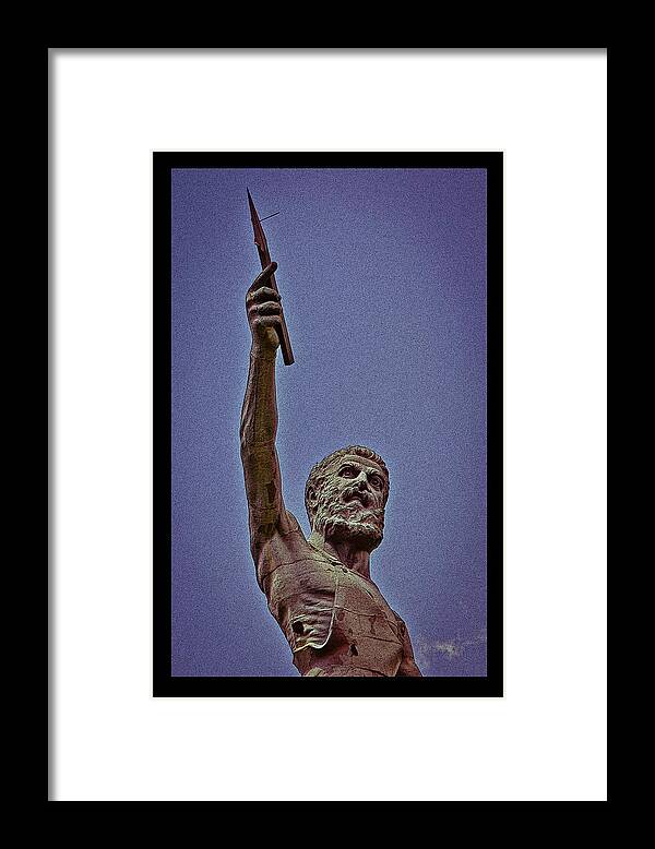  Framed Print featuring the photograph Vulcan Spear Poster by Just Birmingham