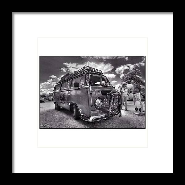 Vw Framed Print featuring the photograph Vw Camper Van: She Wants One, He by Peter Bryenton