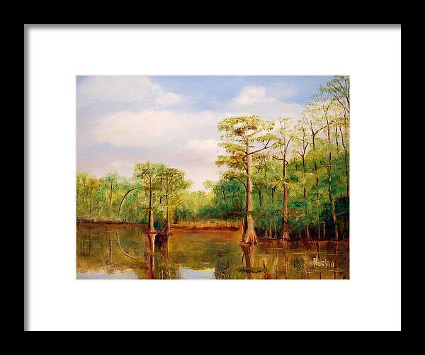 Waccamaw Framed Print featuring the painting Waccamaw Breeze III by Phil Burton