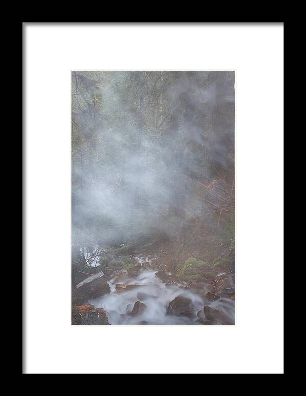 Wahkeena Mist Framed Print featuring the photograph Wahkeena Mist by Dylan Punke