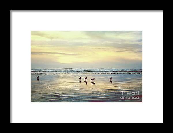 Photography Framed Print featuring the photograph Waiting For Sunset by Sylvia Cook