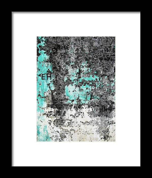 Texture Framed Print featuring the photograph Wall Abstract 185 by Maria Huntley