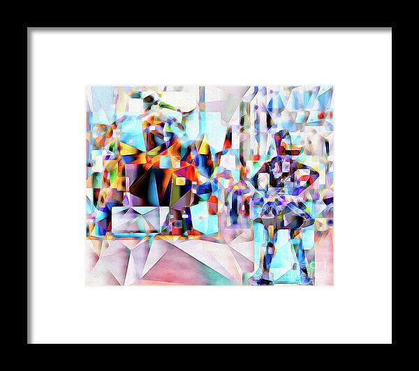 Wingsdomain Framed Print featuring the photograph Wall Street Fearless Girl Meets The Bull 20170328 by Wingsdomain Art and Photography