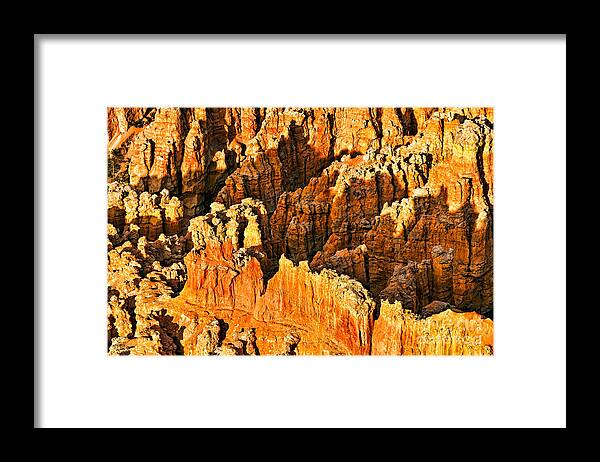 Badlands Framed Print featuring the photograph Walls And Corridors by Greg Summers
