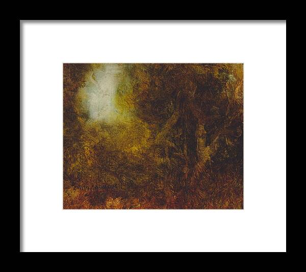 Warm Earth Framed Print featuring the painting Warm Earth 67 by David Ladmore
