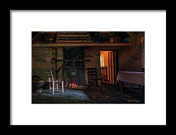 Ireland Framed Print featuring the photograph Warm Hearth by Dan McGeorge