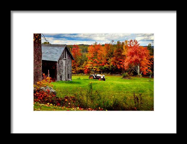 Farm Yard Framed Print featuring the photograph Warner Farm by Tricia Marchlik