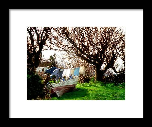 Wash Framed Print featuring the photograph Wash Day by Peggy Dietz