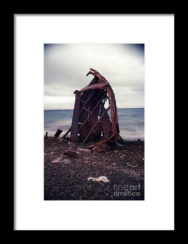 Landscape Framed Print featuring the photograph Washed Ashore by Balanced Art