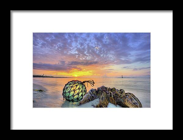 Pensacola Beach Framed Print featuring the photograph Washed Up in Pensacola Beach by JC Findley