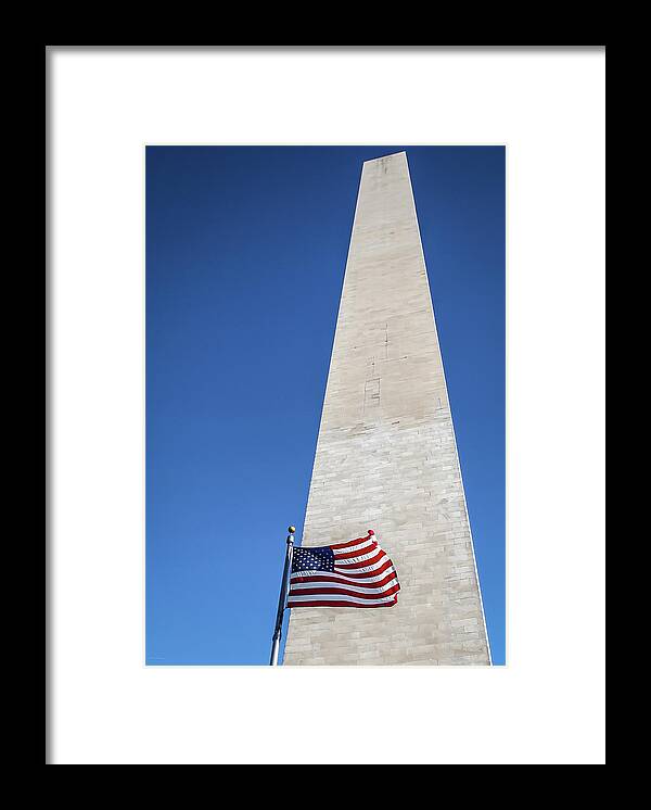 Washington Framed Print featuring the photograph Washington Monument by Ross Henton
