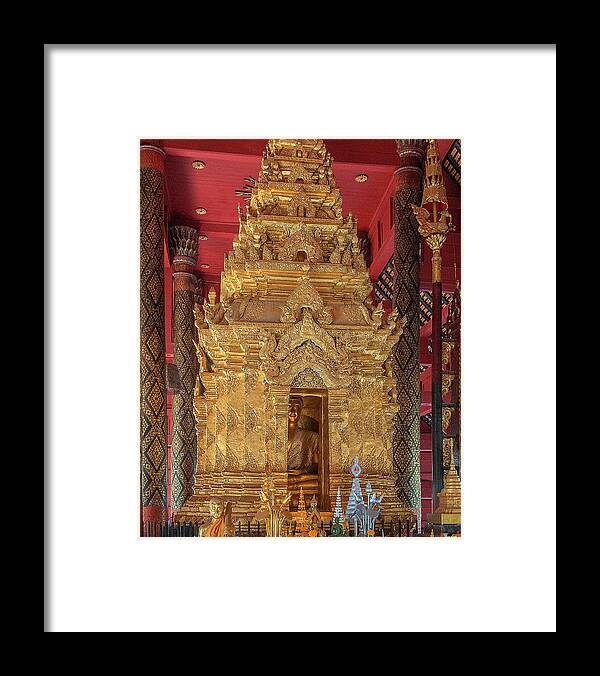 Scenic Framed Print featuring the photograph Wat Phra That Lampang Luang Phra Wihan Luang Phra Chao Lang Thong DTHLA0041 by Gerry Gantt