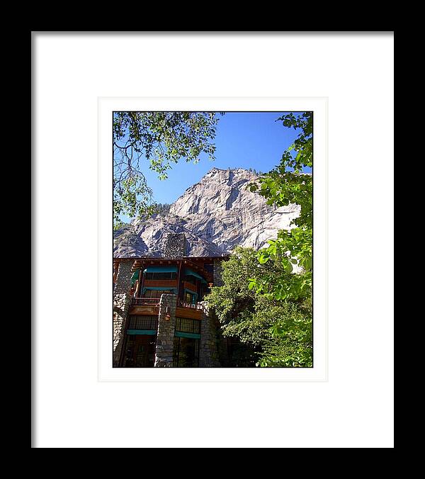 Royal Arches Framed Print featuring the photograph Watching Over Ahwanee...Yosemite by Glenn McCarthy Art and Photography