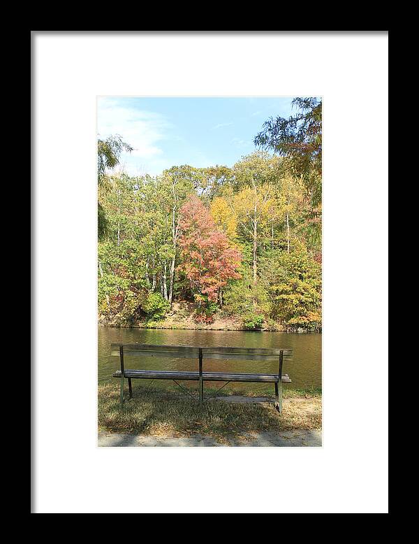 Nature Framed Print featuring the photograph Watching The Colors Change by Karen Ruhl