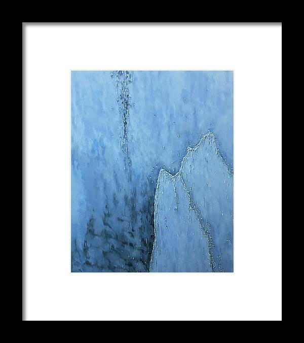 Abstract Framed Print featuring the painting Water 2 by Mr Dill